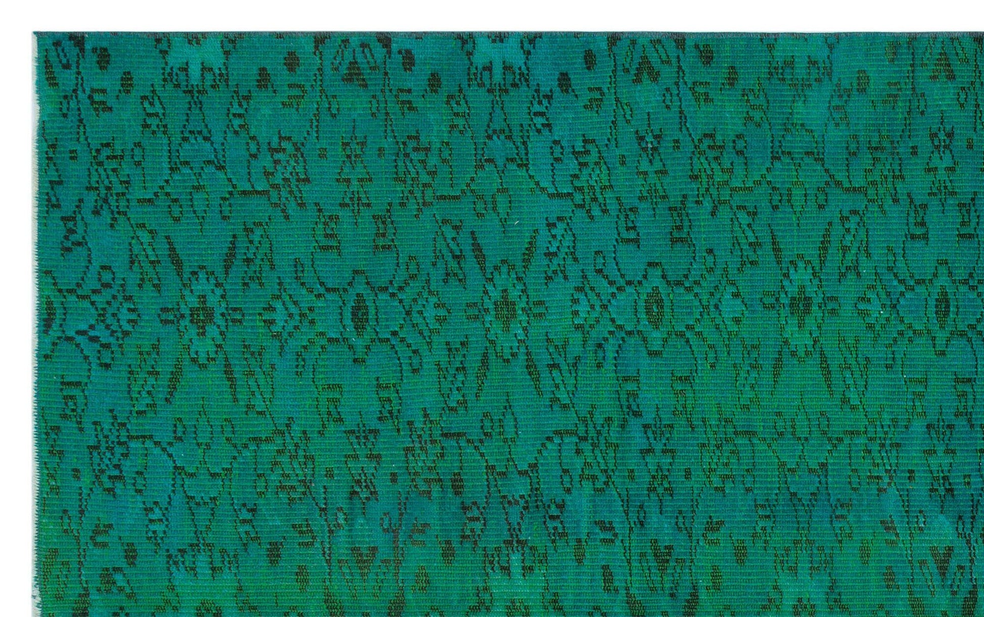 Atina 29981 Yeşil Eskitme Yün El Dokuma Halısı 147 x 235 - El Dokuma - HALI.NET