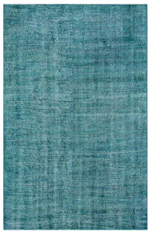 Gri Lacivert Modern Çizgili Yün Halı 166x261