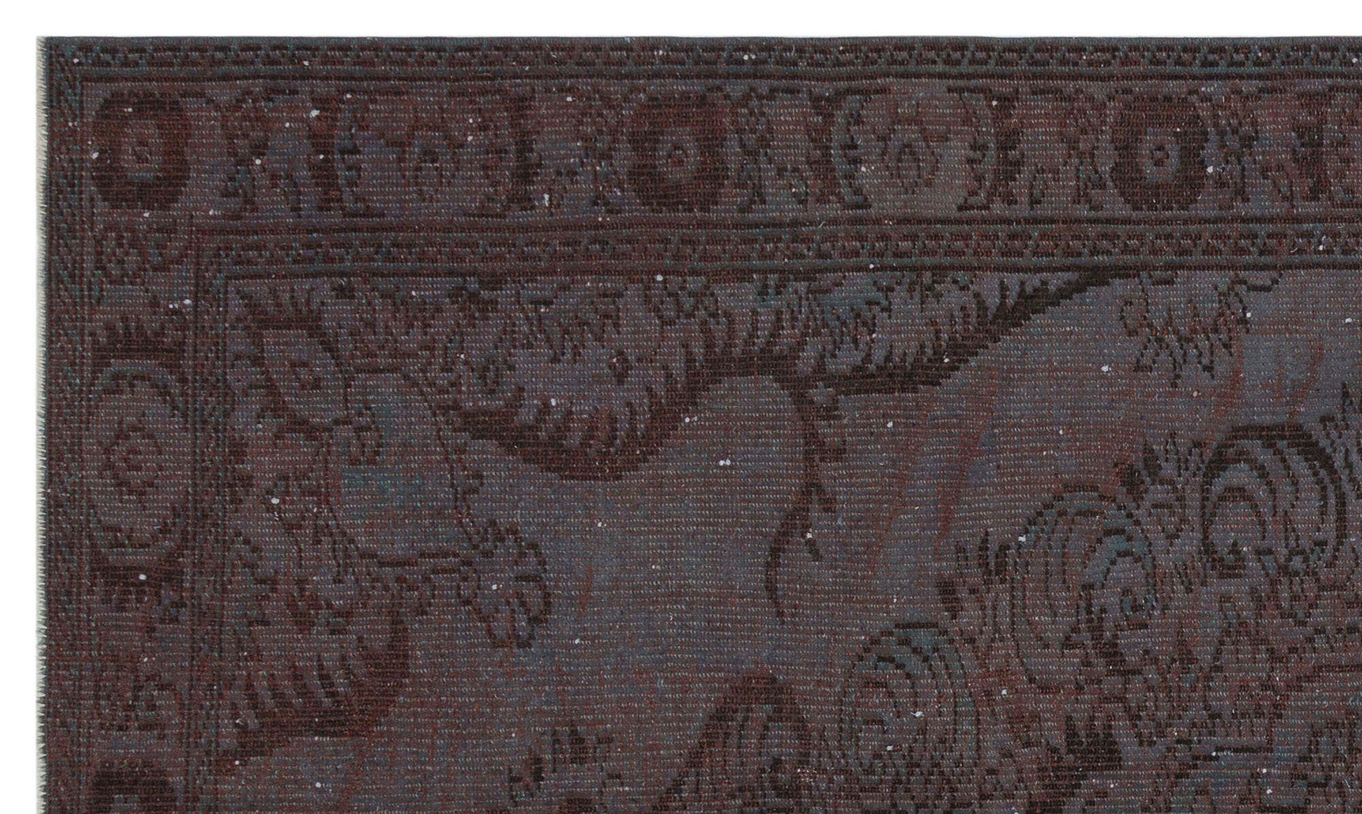 Atina 31077 Gri Eskitme Yün El Dokuma Halısı 163 x 268 - El Dokuma - HALI.NET