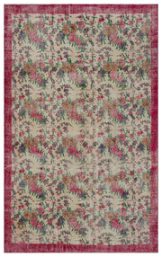 Atina 33415 Bej Eskitme Yün El Dokuma Halısı 182 x 291 - El Dokuma - HALI.NET