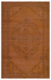 Atina 34237 Kahverengi Eskitme Yün El Dokuma Halısı 171 x 266 - El Dokuma - HALI.NET