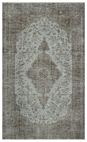 Atina 34367 Gri Eskitme Yün El Dokuma Halısı 167 x 281 - El Dokuma - HALI.NET