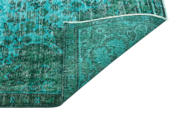 Gri Mavi Bohem Eskitme Yün Halı 170x278