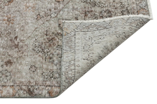 Gri Anadolu Geometrik Klasik Yün Halı 170x280 - Özel Seri