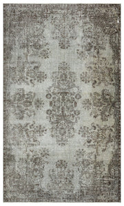 Atina 35209 Gri Eskitme Yün El Dokuma Halısı 174 x 285 - El Dokuma - HALI.NET