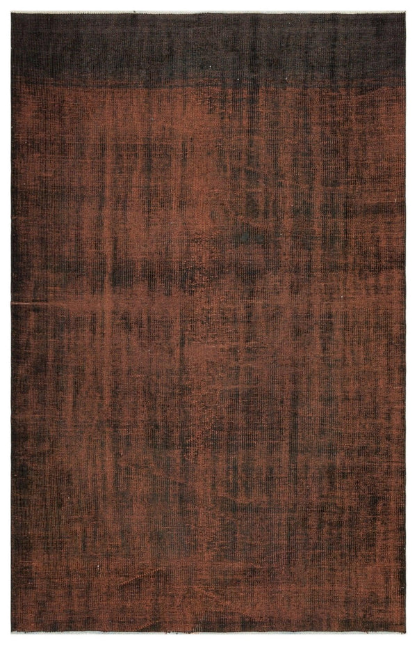 Antrasit Siyah Anadolu Vintage Stil Yün Halı 171x266 - Özel Seri