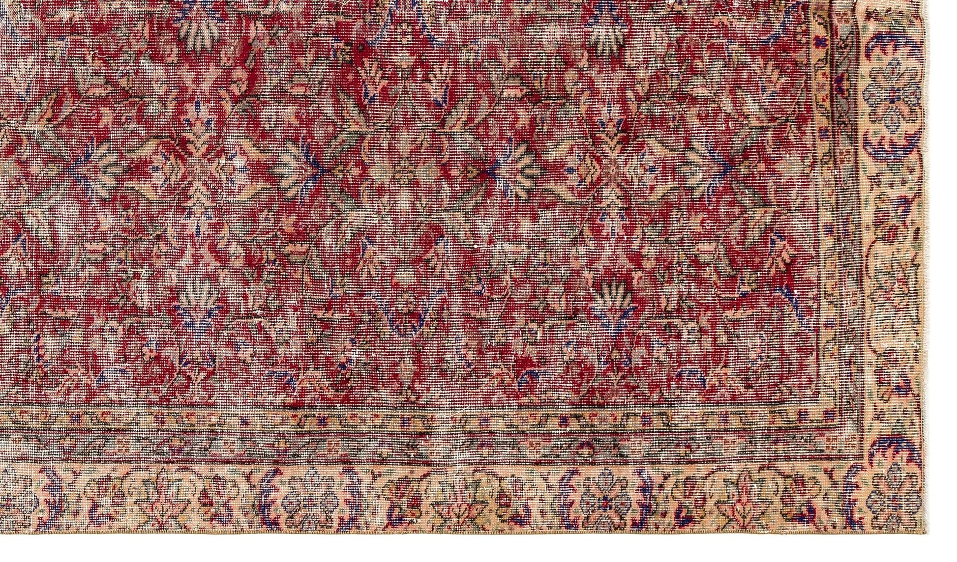 Atina 35929 Bej Eskitme Yün El Dokuma Halısı 177 x 304 - El Dokuma - HALI.NET