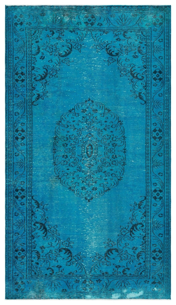 Krem Siyah Bohem Eskitme Yün Halı 153x272