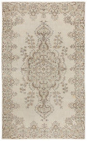 Atina 4959 Bej Eskitme Yün El Dokuma Halısı 172 x 283 - El Dokuma - HALI.NET