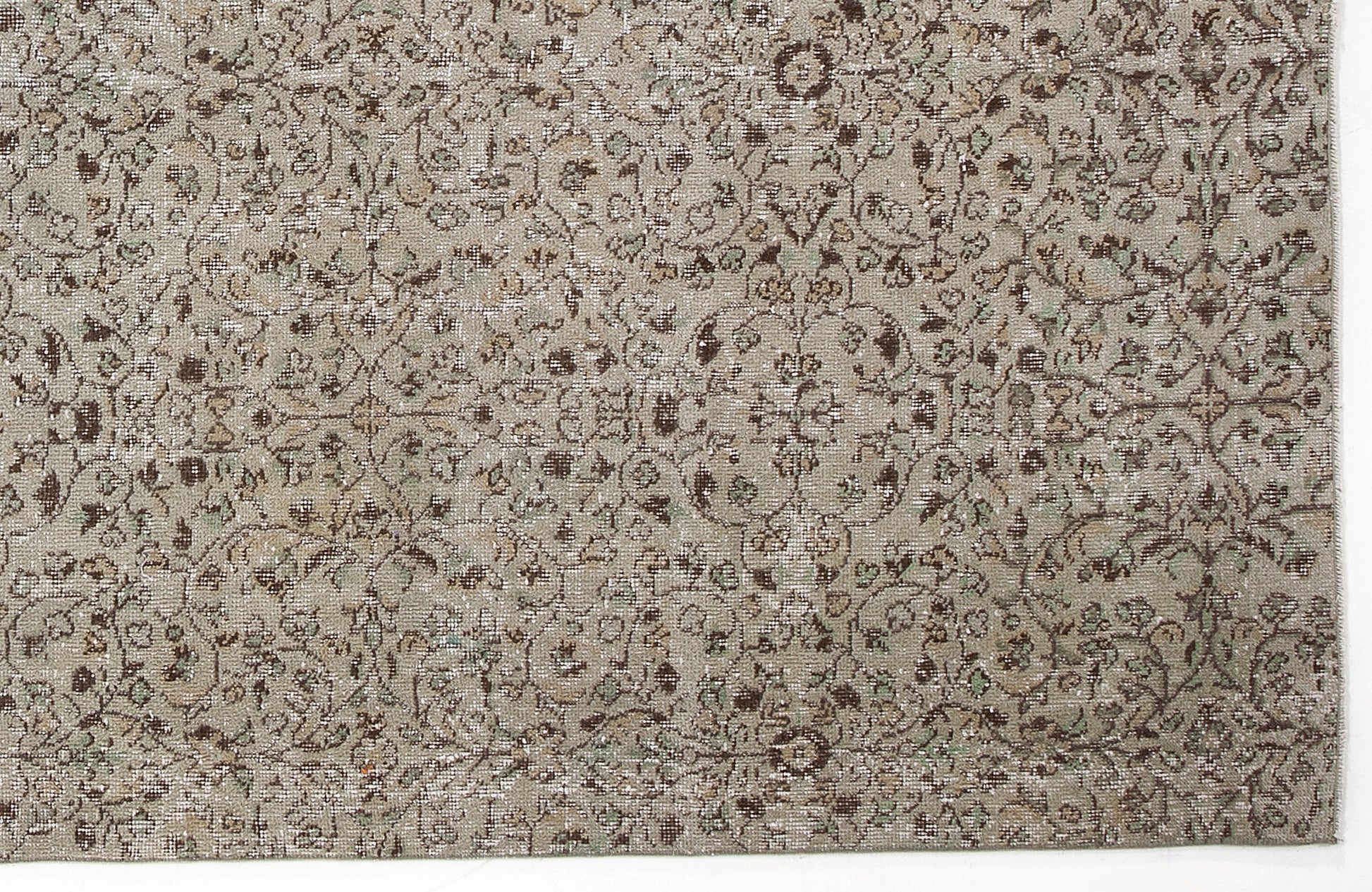 Atina 5328 Bej Eskitme Yün El Dokuma Halısı 173 x 292 - El Dokuma - HALI.NET