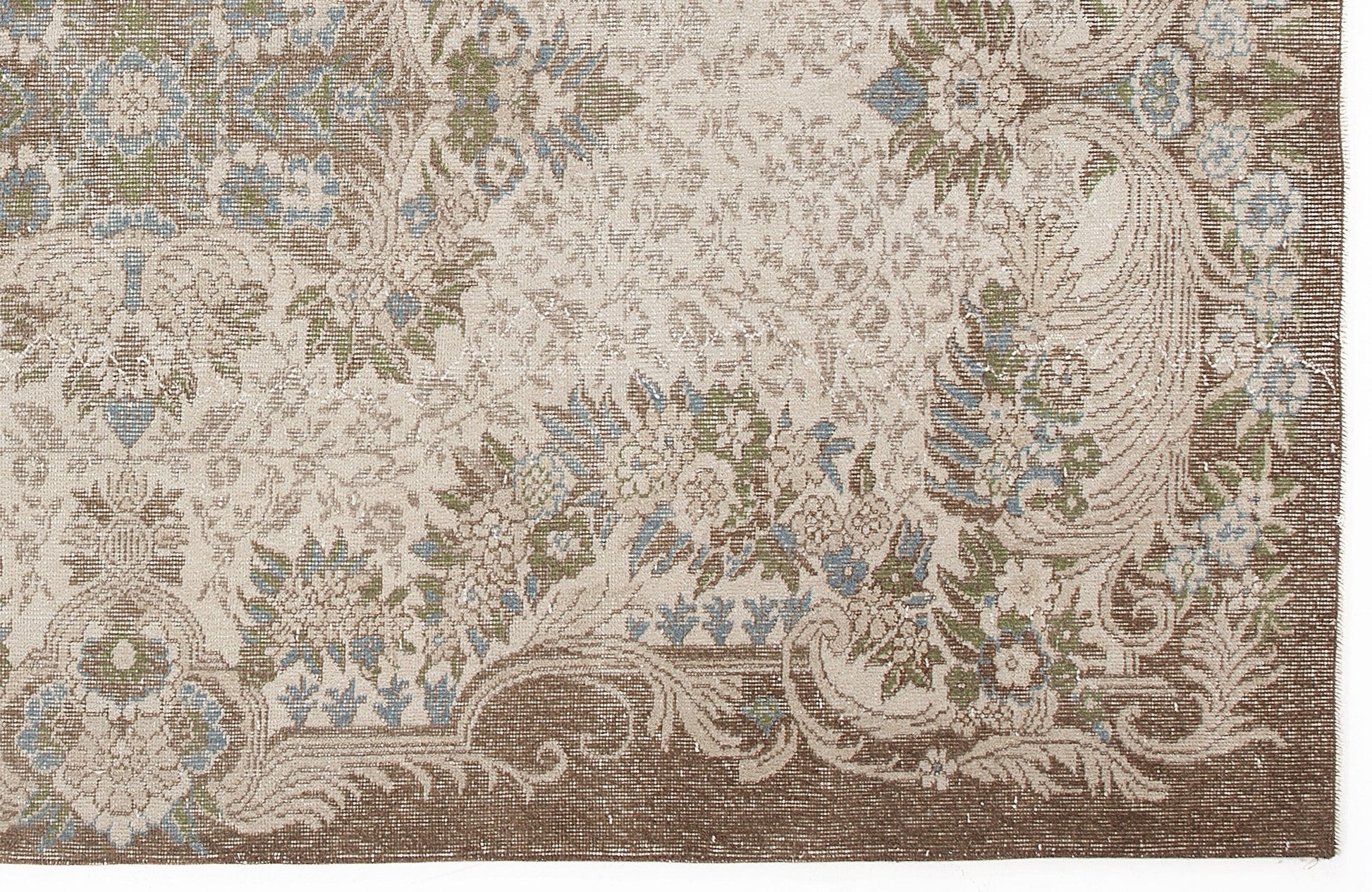 Atina 5818 Bej Eskitme Yün El Dokuma Halısı 180 x 285 - El Dokuma - HALI.NET