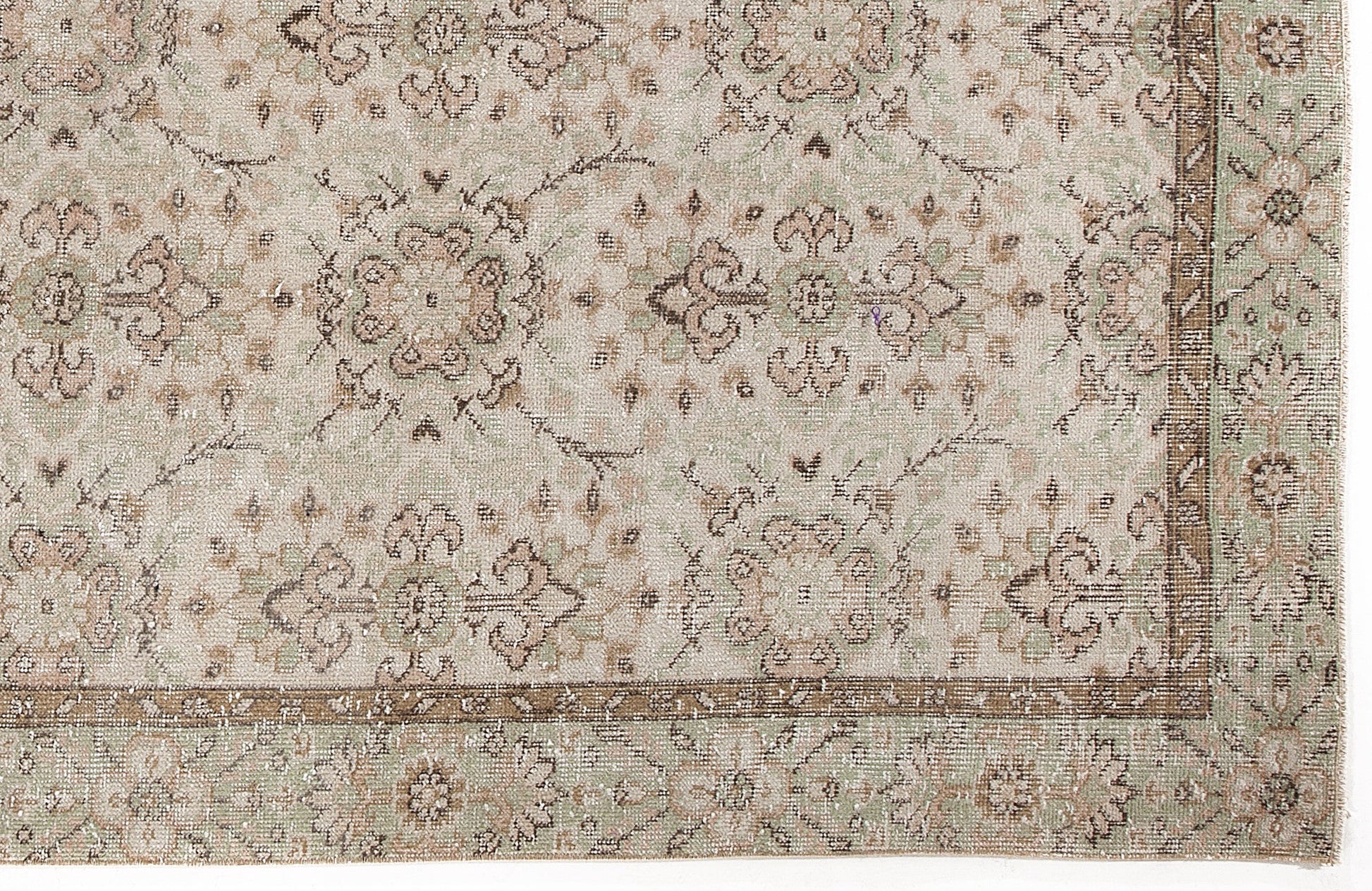 Atina 6126 Bej Eskitme Yün El Dokuma Halısı 178 x 280 - El Dokuma - HALI.NET