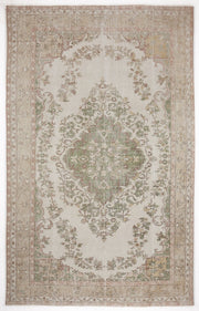 Atina 6188 Bej Eskitme Yün El Dokuma Halısı 182 x 287 - El Dokuma - HALI.NET