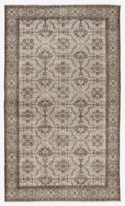 Atina 7075 Bej Eskitme Yün El Dokuma Halısı 170 x 290 - El Dokuma - HALI.NET