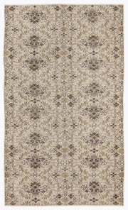 Atina 7404 Bej Eskitme Yün El Dokuma Halısı 164 x 275 - El Dokuma - HALI.NET