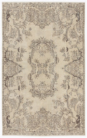 Atina 7477 Bej Eskitme Yün El Dokuma Halısı 170 x 273 - El Dokuma - HALI.NET