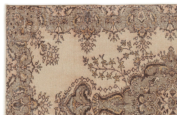 Bej Anadolu Eskitme Klasik Yün Halı 160x260 - Özel Seri