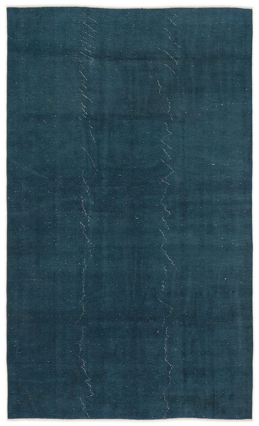 Yeşil Eskitme Modern Yün Halı 170x283