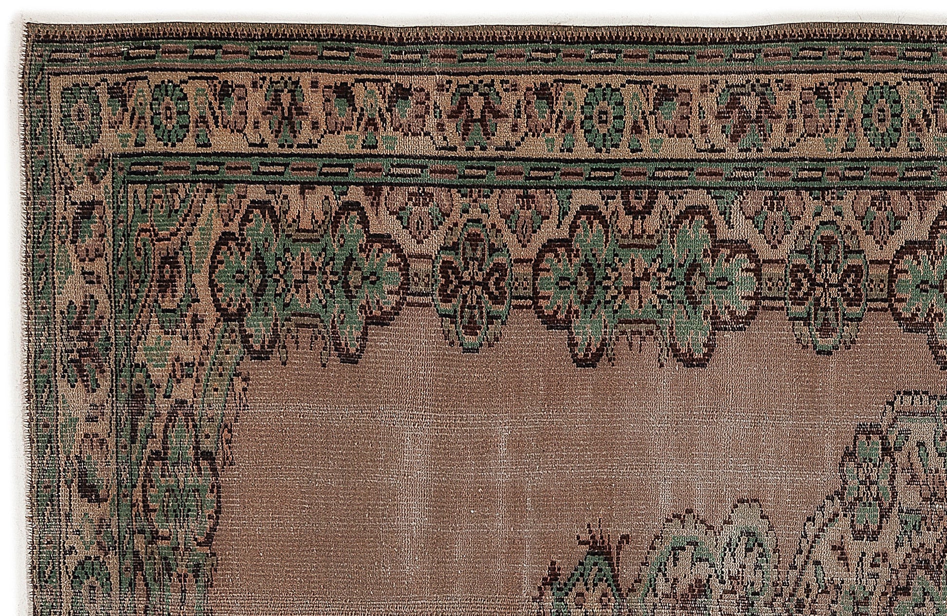 Atina 7769 Bej Eskitme Yün El Dokuma Halısı 175 x 280 - El Dokuma - HALI.NET