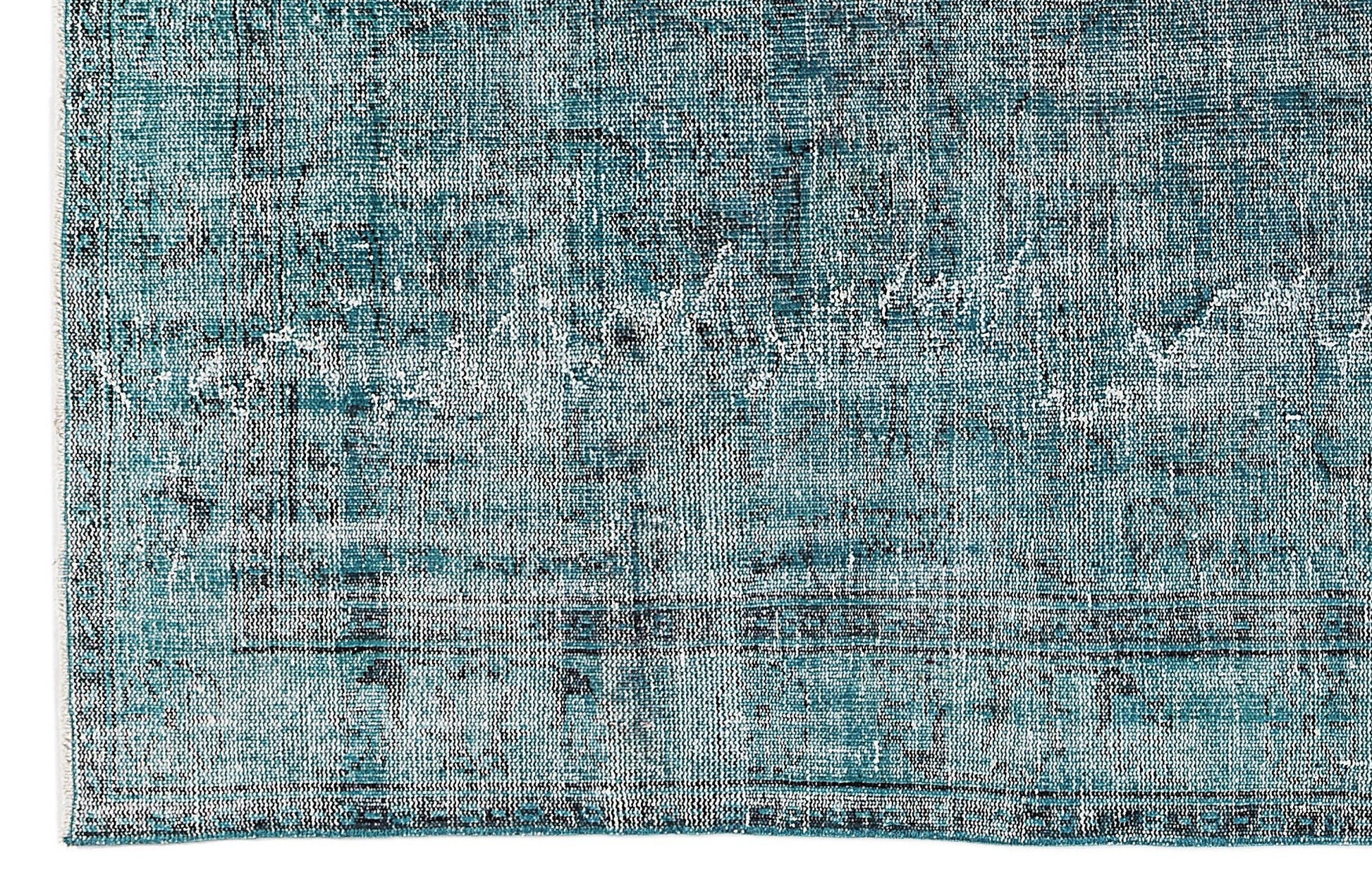 Atina 8005 Turkuaz Eskitme Yün El Dokuma Halısı 180 x 285 - El Dokuma - HALI.NET