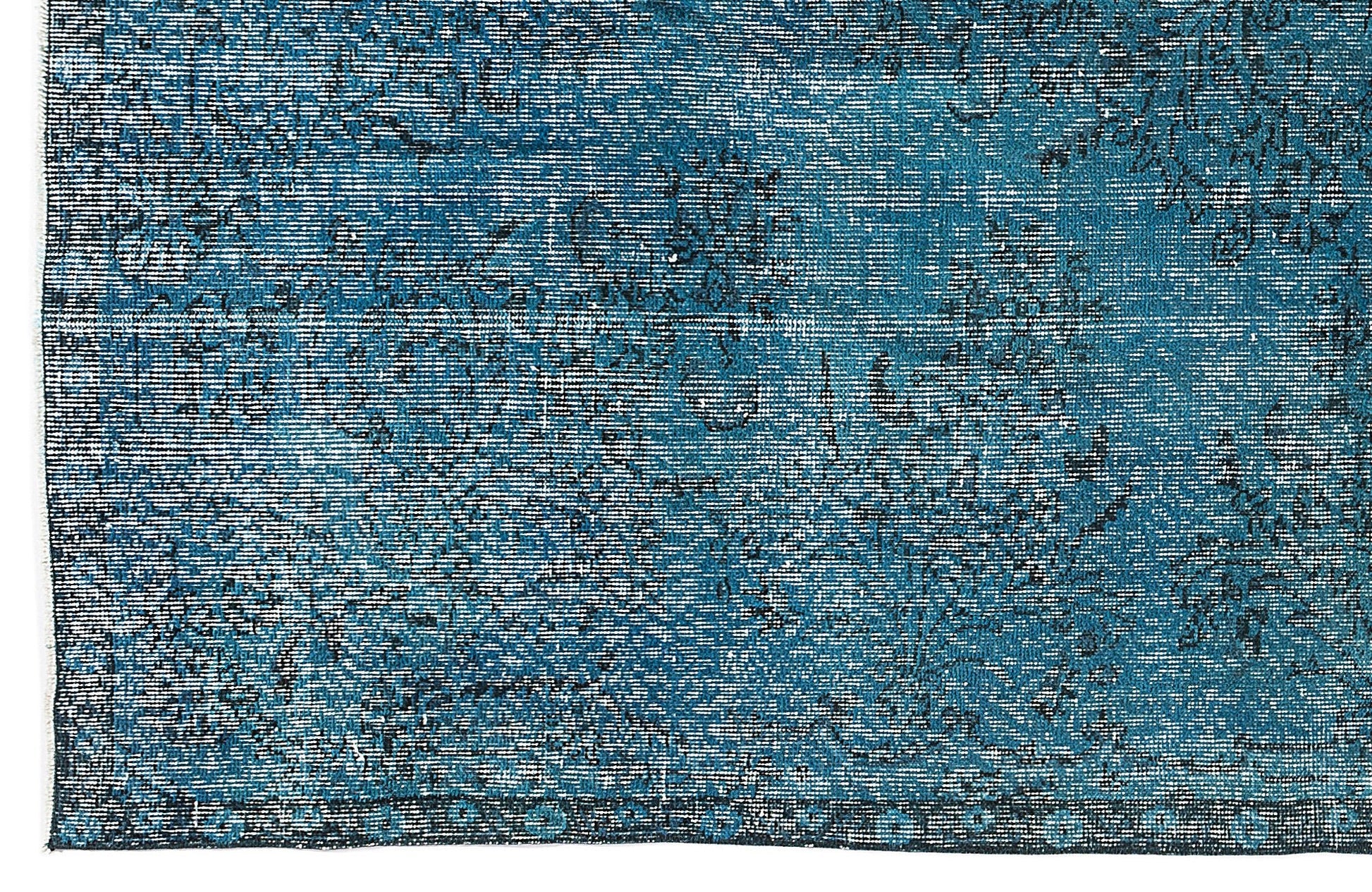 Atina 8033 Turkuaz Eskitme Yün El Dokuma Halısı 180 x 300 - El Dokuma - HALI.NET