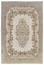 Atina 8291 Bej Eskitme Yün El Dokuma Halısı 192 x 290 - El Dokuma - HALI.NET