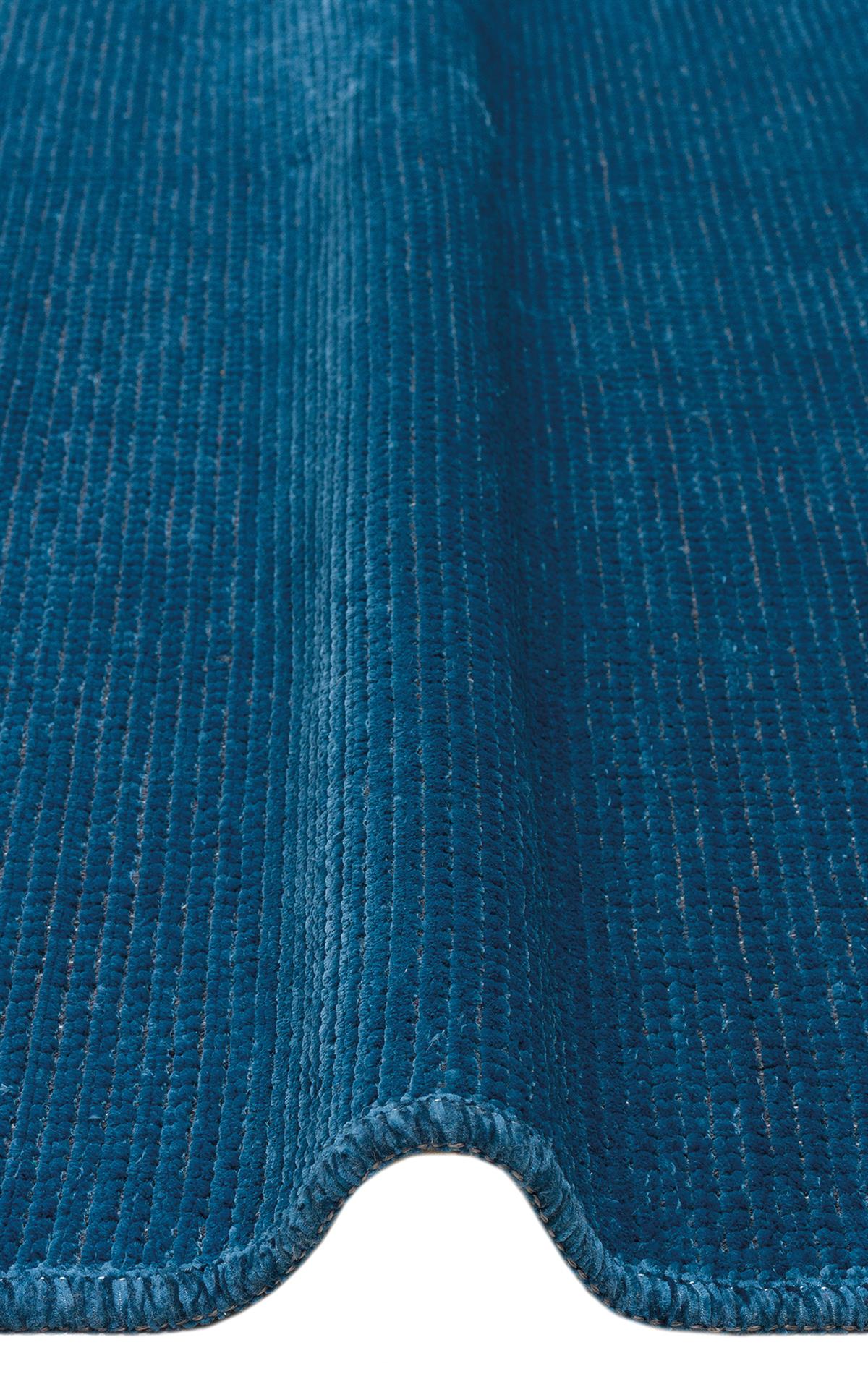 Attnang-Puchheim Lacivert Modern Hav Toz Vermez Kaymaz Kolay Kullanımlı Yıkanabilir Düz Renk Kilim Eko