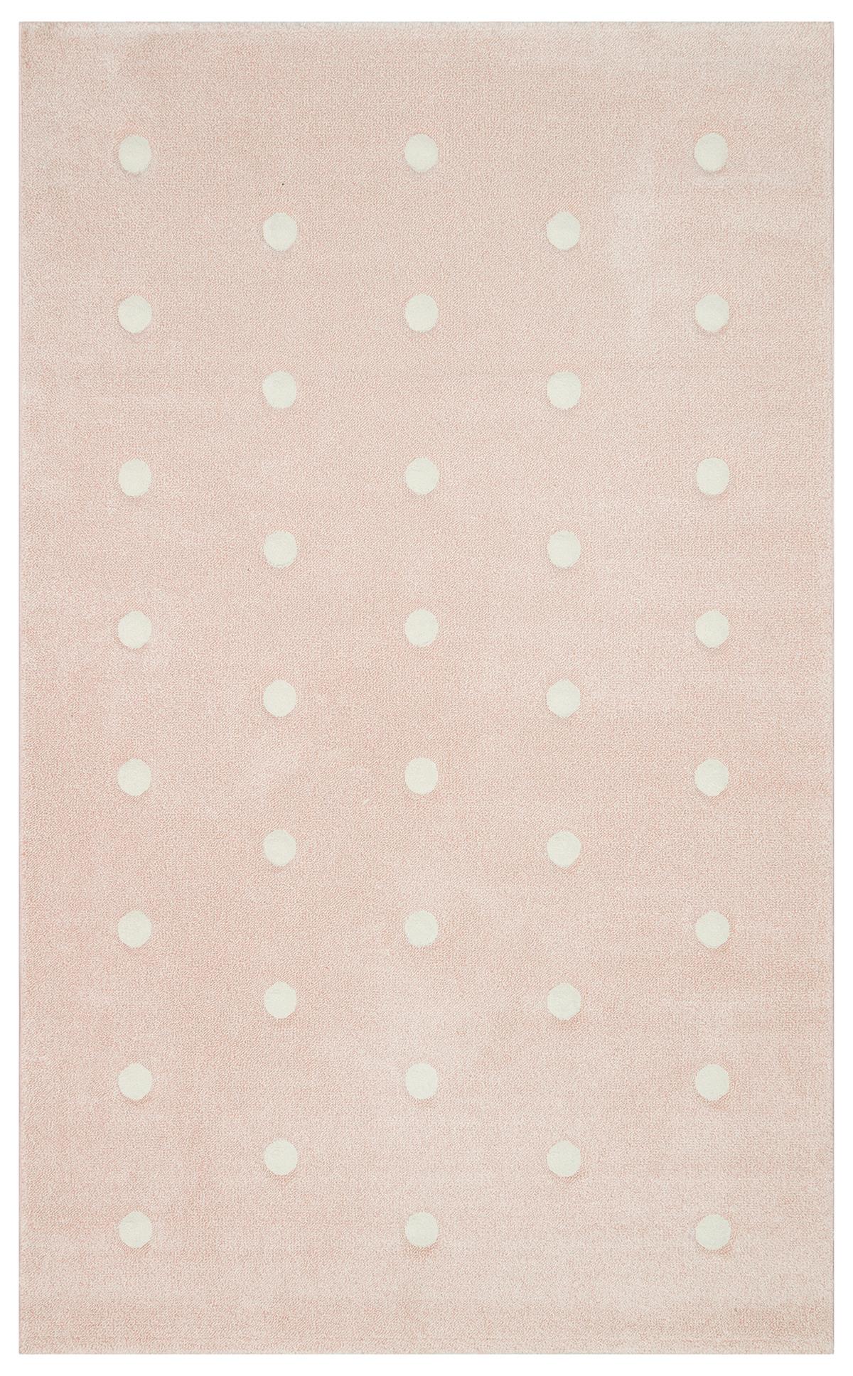 Dornbirn Pembe Geometrik Hav Toz Vermez Çocuk Halısı Eko