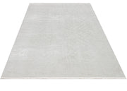 Casay Krem Geometrik Polyester Makine Alan Halısı Luxess